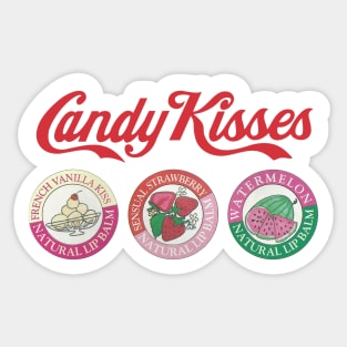 90s Retro Candy Kisses Sticker